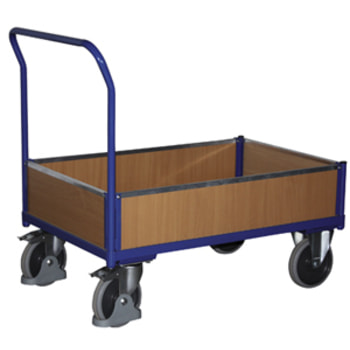 Kastenwagen mit Holz - Ladefläche 550 x 1.110 mm (BxT) - Traglast 500 kg