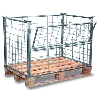 Lagertechnik Becker Shop | Palettenaufsatzrahmen für Industriepalette