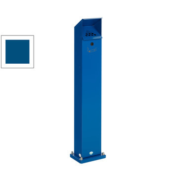 Standascher - (HxBxT) 1.150x180x150 mm - Volumen 2 l - Farbe enzianblau RAL 5010 Enzianblau