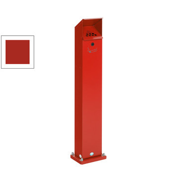 Standascher - (HxBxT) 1.150x180x150 mm - Volumen 2 l - Farbe rot RAL 3000 Feuerrot