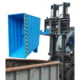 BAUER Muldenkippbehälter - 700 l Volumen - 1000 kg - 890 x 800 x 1440 mm - lichtblau