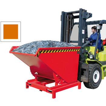 Schwerlast-Kipper - 4.000 kg - 2.100 l - automatische Entriegelung - orange Schwerlast-Kipper - 4.000 kg - 2.100 l - automatische Entriegelung - orange