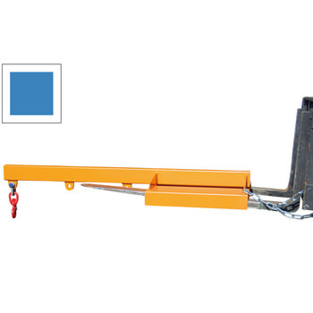BAUER Lastarm - 1.000 kg - Länge 1.600 mm - 3 Abstände möglich - lichtblau RAL 5012 Lichtblau | 1000 kg