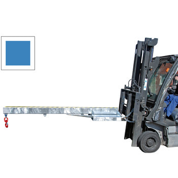 Der Lastarm ermöglicht den Transport kranbarer Güter mit dem Gabelstapler