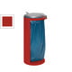 Abfallbehälter mit offener Rückseite (DxH) 450x900 mm - Inh. 120 l,Farbe rot