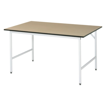 Arbeitstisch, Werktisch, MDF Arbeitsplatte, Tragkraft 300 kg, höhenverstellbar, 850 x 1.500 x 800 mm (HxBxT), lichtgrau, Multifunktionstisch 1500 mm | MDF | 800 mm