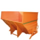 BAUER Kippbehälter - 2.000 l - 2.500 kg - Muldenkippbehälter - Selbstkipper - gelborange