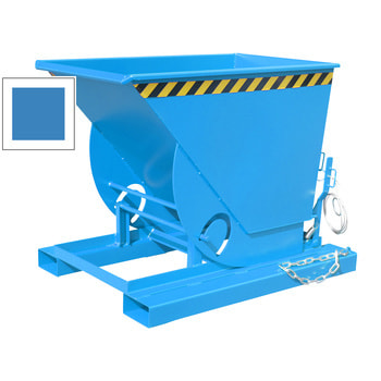 BAUER Muldenkippbehälter - 500 l Volumen - 1.000 kg - RAL 5012 lichtblau RAL 5012 Lichtblau
