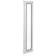 Schwerlastschrank - Türen mit Sichtfenster - 4 Böden - lichtgrau - 1950 x 100 x 600 mm (HxBxT)