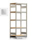 Fachbodenregal Tiefenriegel - 250 kg - 2.000 x 875 x 500 mm (HxBxT) - Grundregal - verzinkt - 5 Holzböden - Lagerregal - Steckregal BERT