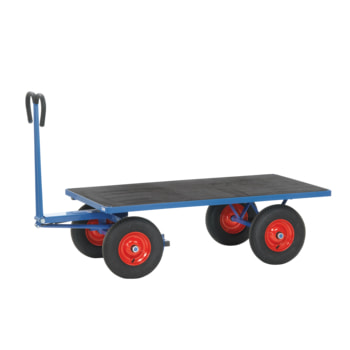 Handpritschenwagen - 1.000 kg - (BxT) 800 x 1.200 mm - Vollgummibereifung Vollgummibereifung | nein