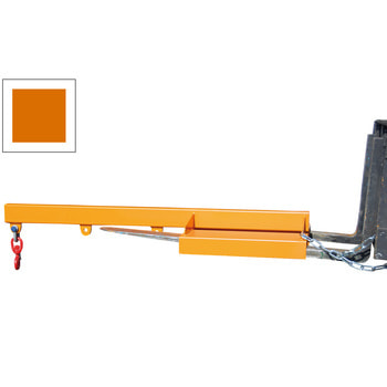 BAUER Lastarm - 1.000 kg - Länge 1.600 mm - 3 Abstände möglich - gelborange RAL 2000 Gelborange | 1000 kg