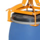 Fassgreifer - Traglast 350 kg - f. stehende 220-l Kunststoff-Fässer - gelborange