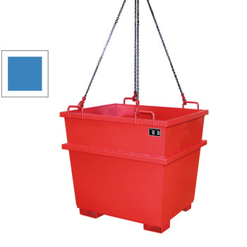 Container - konisch - Volumen 500 l - Traglast 1.000 kg - lichtblau RAL 5012 Lichtblau | 500 l