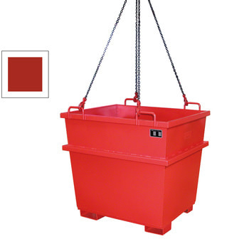 Container - konisch - Volumen 500 l - Traglast 1.000 kg - feuerrot RAL 3000 Feuerrot | 500 l