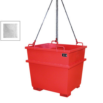 Container - konisch - Volumen 500 l - Traglast 1.000 kg - verzinkt Verzinkt | 500 l