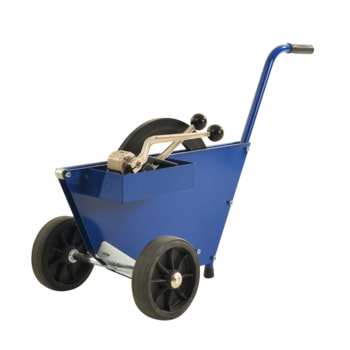 Abrollwagen für Umreifungsband
