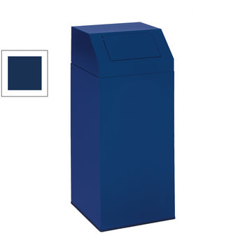 Wertstoffsammler - Volumen 47 l - 790 x 320 x 320 mm (H x B x T) - Farbe enzianblau Blau | 47 l