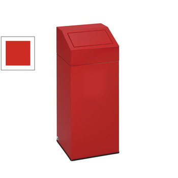 Wertstoffsammler - Volumen 47 l - 790 x 320 x 320 mm (H x B x T) - Farbe rot Rot | 47 l
