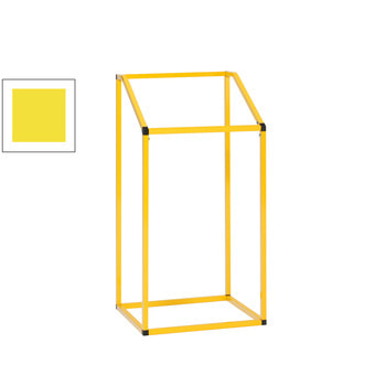 Müllsackständer für 240 l Säcke - 1.190 x 630 x 540 mm (H x B x T) - gelb Gelb | 1190 mm