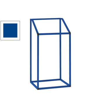 Müllsackständer für 240 l Säcke - 1.190 x 630 x 540 mm (H x B x T) - blau RAL 5010 Enzianblau | 1190 mm