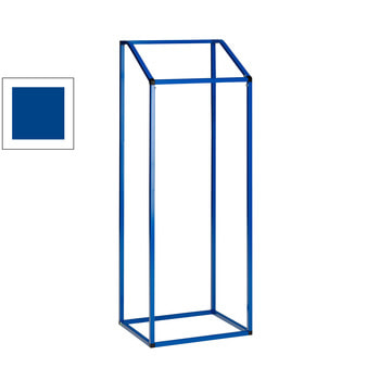 Müllsackständer für 1.000 l Säcke - 1.835 x 630 x 540 mm (H x B x T) - blau RAL 5010 Enzianblau | 1835 mm