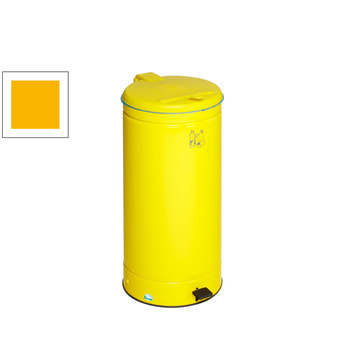 Abfallsammler - Volumen 66 l - Aufkleber Wertstoffe - 810 x 430 x 380 mm (HxBxT) - verkehrsgelb RAL 1023 Verkehrsgelb