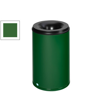 Papierkorb - feuersicher - Volumen 110 l - 750 x 465 x 465 mm (HxBxT) - smaragdgrün RAL 6001 Smaragdgrün