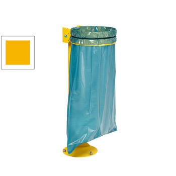 Müllsackhalter - Standgerät - für 120 l Säcke - 1.020 x 345 x 465 mm (HxBxT) - verkehrsgelb RAL 1023 Verkehrsgelb