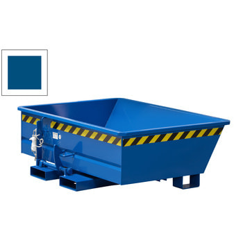 Muldenkipper - Volumen 150 l - Tragkraft 500 kg - 450 x 675 x 1.075 mm (HxBxT) - enzianblau RAL 5010 Enzianblau