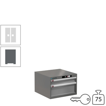 Innovatives Schließsystem mit Zugang über PIN-Code. Keine verlorenen oder vergessenen Schlüssel mehr, mehrere PINs pro Schrank programmierbar. Innovatives Schließsystem mit Zugang über PIN-Code. Keine verlorenen oder vergessenen Schlüssel mehr, mehrere PINs pro Schrank programmierbar.