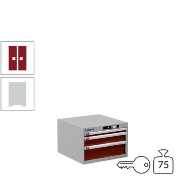 Innovatives Schließsystem mit Zugang über PIN-Code. Keine verlorenen oder vergessenen Schlüssel mehr, mehrere PINs pro Schrank programmierbar. Innovatives Schließsystem mit Zugang über PIN-Code. Keine verlorenen oder vergessenen Schlüssel mehr, mehrere PINs pro Schrank programmierbar.