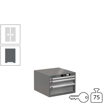Innovatives Schließsystem mit Zugang über PIN-Code. Keine verlorenen oder vergessenen Schlüssel mehr, mehrere PINs pro Schrank programmierbar. Innovatives Schließsystem mit Zugang über PIN-Code. Keine verlorenen oder vergessenen Schlüssel mehr, mehrere PINs pro Schrank programmierbar.