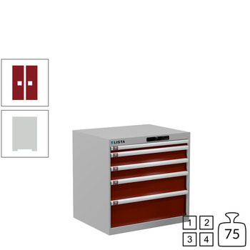 Innovatives Schließsystem mit Zugang über PIN-Code. Keine verlorenen oder vergessenen Schlüssel mehr, mehrere PINs pro Schrank programmierbar. Innovatives Schließsystem mit Zugang über PIN-Code. Keine verlorenen oder vergessenen Schlüssel mehr, mehrere PINs pro Schrank programmierbar.