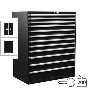 Innovatives Schließsystem mit Zugang über PIN-Code. Keine verlorenen oder vergessenen Schlüssel mehr, mehrere PINs pro Schrank programmierbar. Innovatives Schließsystem mit Zugang über PIN-Code. Keine verlorenen oder vergessenen Schlüssel mehr, mehrere PINs pro Schrank programmierbar.