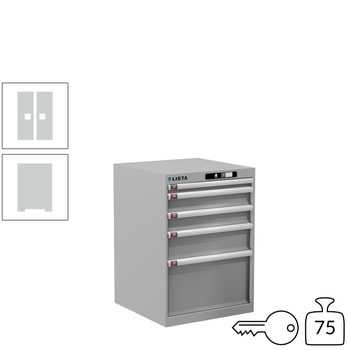 Innovatives Schließsystem mit Zugang über PIN-Code. Keine verlorenen oder vergessenen Schlüssel mehr, mehrere PINs pro Schrank programmierbar. Innovatives Schließsystem mit Zugang über PIN-Code. Keine verlorenen oder vergessenen Schlüssel mehr, mehrere PINs pro Schrank programmierbar.