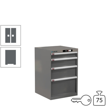 Innovatives Schließsystem mit Zugang über PIN-Code. Keine verlorenen oder vergessenen Schlüssel mehr, mehrere PINs pro Schrank programmierbar. Innovatives Schließsystem mit Zugang über PIN-Code. Keine verlorenen oder vergessenen Schlüssel mehr, mehrere PINs pro Schrank programmierbar.