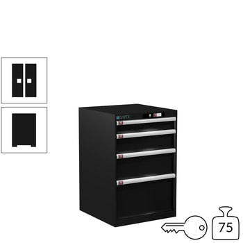 Innovatives Schließsystem mit Zugang über PIN-Code. Keine verlorenen oder vergessenen Schlüssel mehr, mehrere PINs pro Schrank programmierbar. Innovatives Schließsystem mit Zugang über PIN-Code. Keine verlorenen oder vergessenen Schlüssel mehr, mehrere PINs pro Schrank programmierbar.