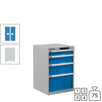 Innovatives Schließsystem mit Zugang über PIN-Code. Keine verlorenen oder vergessenen Schlüssel mehr, mehrere PINs pro Schrank programmierbar. Innovatives Schließsystem mit Zugang über PIN-Code. Keine verlorenen oder vergessenen Schlüssel mehr, mehrere PINs pro Schrank programmierbar.