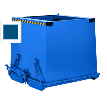 Klappbodenbehälter - 1.000 l Volumen - Traglast 2.000 kg - enzianblau RAL 5010 Enzianblau | 1000 l