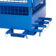 Arbeitsbühne - 2-seitige Aufnahme - Traglast 300 kg - 1.950 x 1.200 x 800 mm (HxBxT) - türkisblau