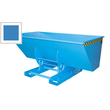 Muldenkippbehälter - 1.500 l Volumen - 1.000 kg - RAL 5012 lichtblau RAL 5012 Lichtblau