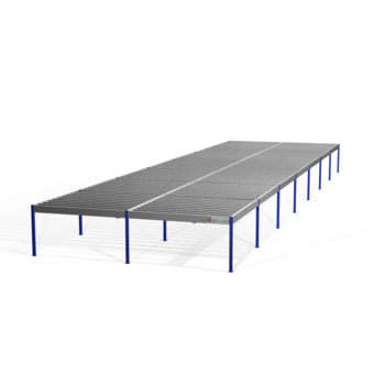 Lagerbühne - 2.300 x 10.000 x 35.000 mm (HxBxT) - 250 kg/qm - ohne Böden - tiefschwarz (RAL 9005) Lagerbühne - 2.300 x 10.000 x 35.000 mm (HxBxT) - 250 kg/qm - ohne Böden - tiefschwarz (RAL 9005)