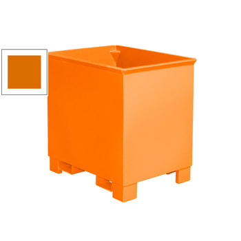 Container - 3-fach stapelbar - Volumen 300 l - Traglast 500 kg - 800 x 840 x 620 mm (HxBxT) - gelborange RAL 2000 Gelborange | 300 l
