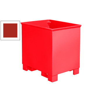 Container - 3-fach stapelbar - Volumen 300 l - Traglast 500 kg - 800 x 840 x 620 mm (HxBxT) - feuerrot RAL 3000 Feuerrot | 300 l