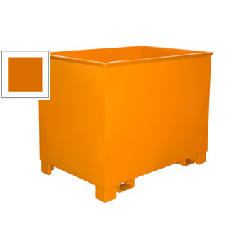 Container - 3-fach stapelbar - Volumen 800 l - Traglast 1.000 kg - 975 x 1.240 x 840 mm (HxBxT) - gelborange RAL 2000 Gelborange | 800 l