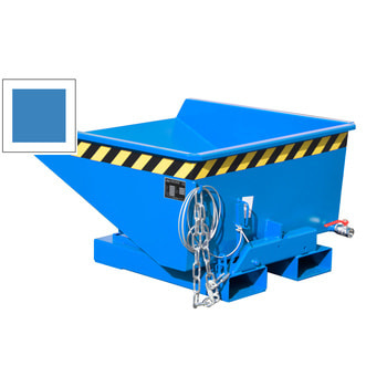 Spänebehälter - Abrollsystem - Volumen 225 l - Tragkraft 750 kg - 540 x 925 x 960 mm (HxBxT) - lichtblau RAL 5012 Lichtblau | 225 l