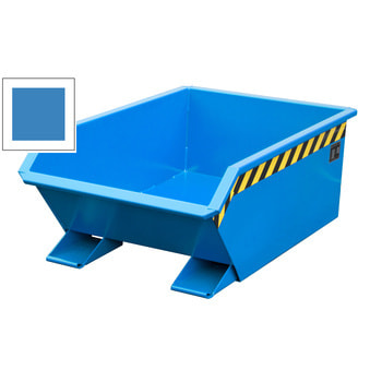 Kippbehälter - niedrig - Volumen 270 l - Tragkraft 1.000 kg - 450 x 780 x 1.385 mm (HxBxT) - lichtblau RAL 5012 Lichtblau | 270 l