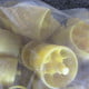 Gebrauchte Röllchen aus Kunststoff für Durchlaufregal - Röllchenleiste - Kommissionierregal - 100 Stück - gelb