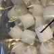 Gebrauchte Röllchen aus Kunststoff für Durchlaufregal - Röllchenleiste - Kommissionierregal - 100 Stück - weiß